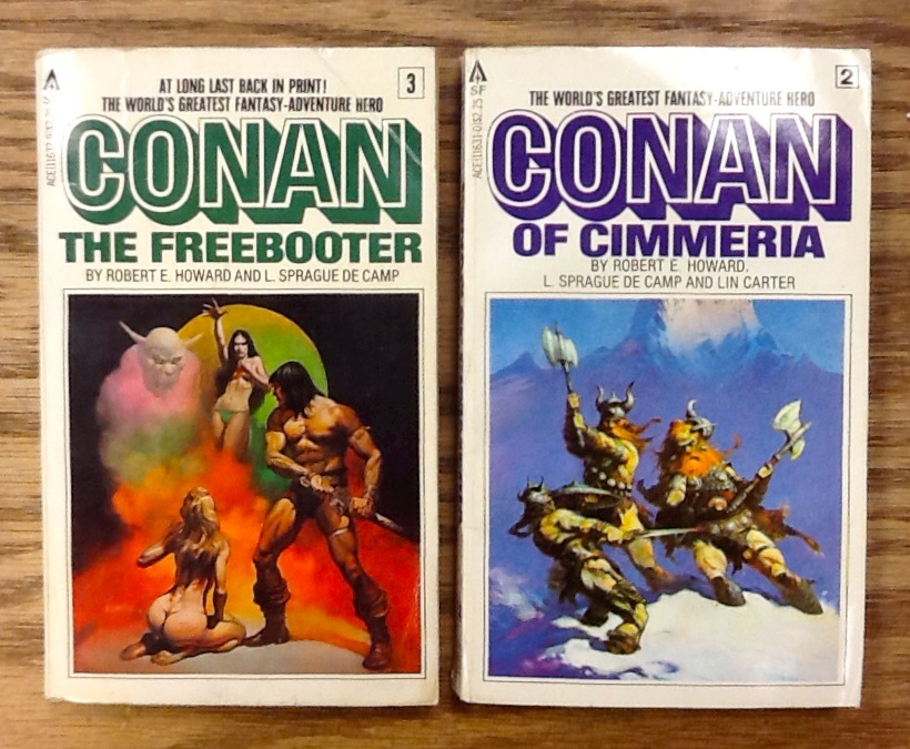 vintage paperbacks  conan the barbarian